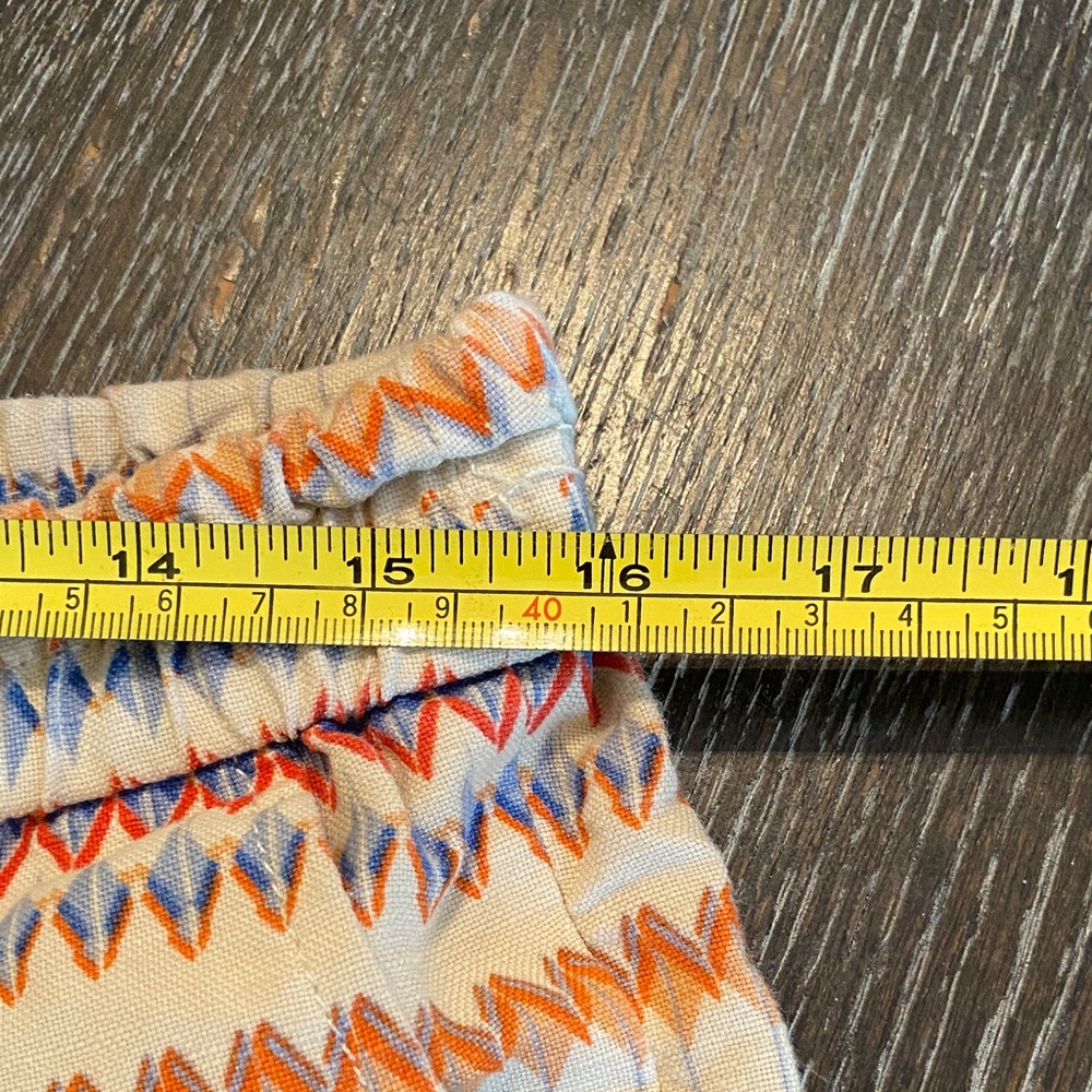 J. Crew Orange and Blue Zigzag Athletic Shorts - Picture 7 of 10